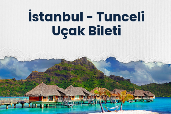 İstanbul → Tunceli Uçak Bileti