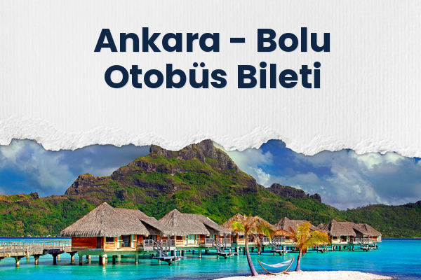 Ankara → Bolu Otobüs Bileti