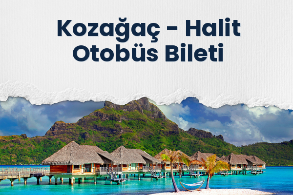Kozağaç → Halit Otobüs Bileti