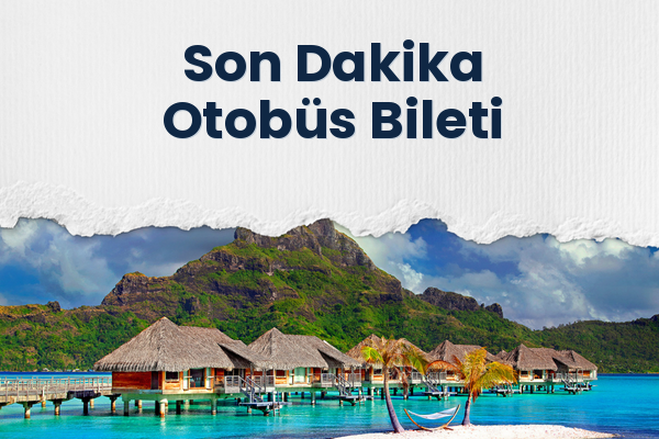 Son Dakika Otobüs Bileti